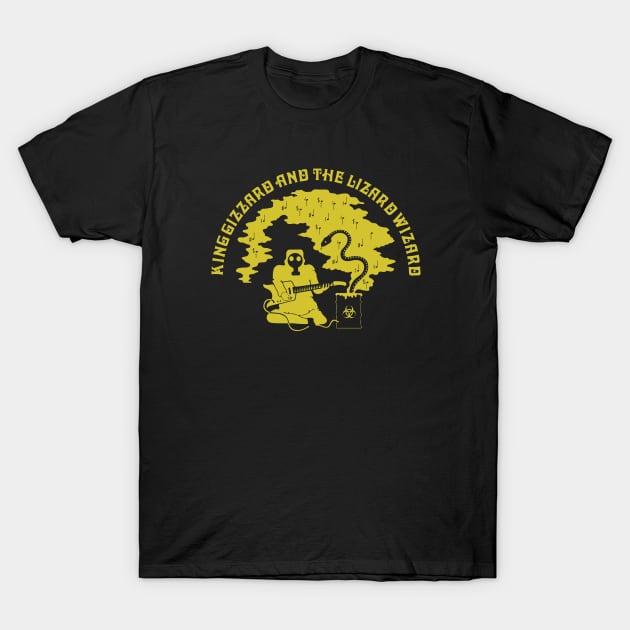 King Gizzard and the Lizard Wizard Microtonal Flying Banana T-Shirt by scootermeyer